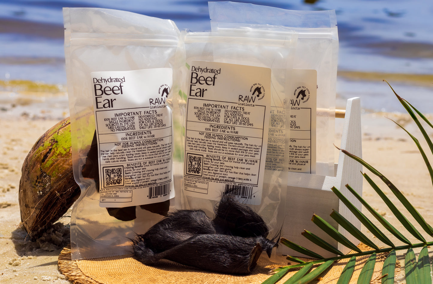 Dehydrated Beef Ear with Hair for Dogs and Cats — Raw Instincts Ocala Florida