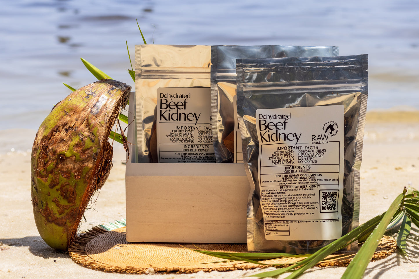 Beef Kidney Dog and Cat Treat – Single Ingredient Organ Meat