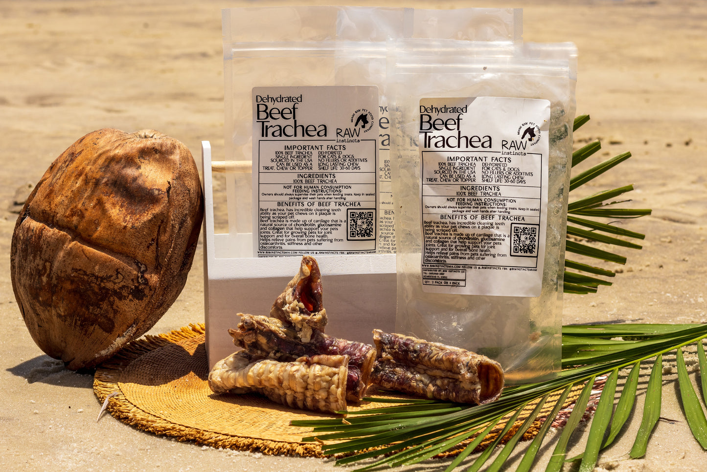 Dehydrated Beef Trachea Chews for Dogs – Florida Sourced