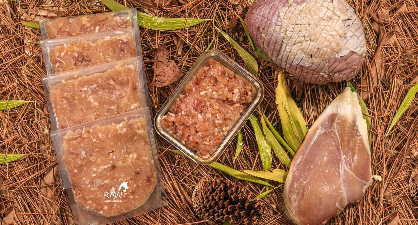 Free-Range Poultry Raw PMR Pet Food — Chicken & Turkey — Florida Sourced — Raw Instincts