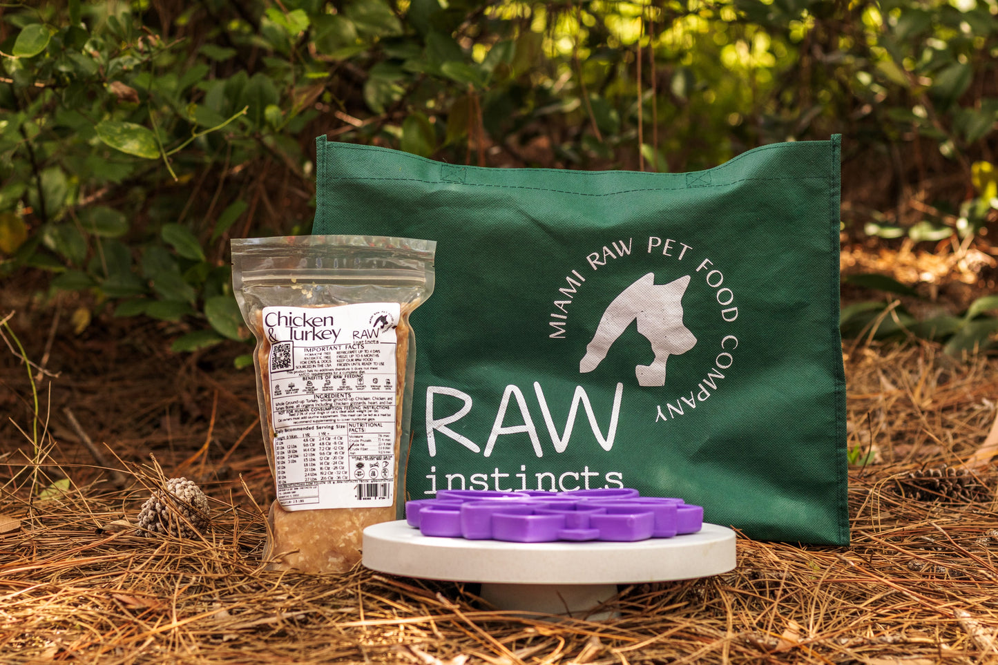 Free-Range Poultry Raw PMR Pet Food — Chicken & Turkey — Florida Sourced — Raw Instincts
