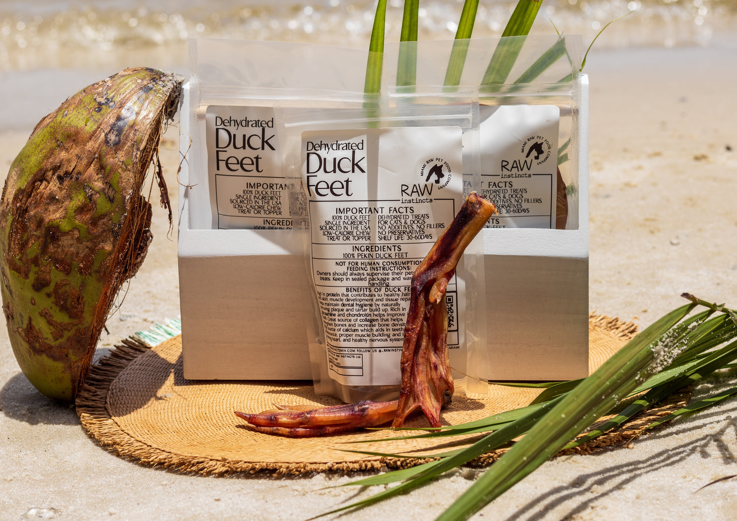Dehydrated Duck Feet for Dogs and Cats — Raw Instincts USA