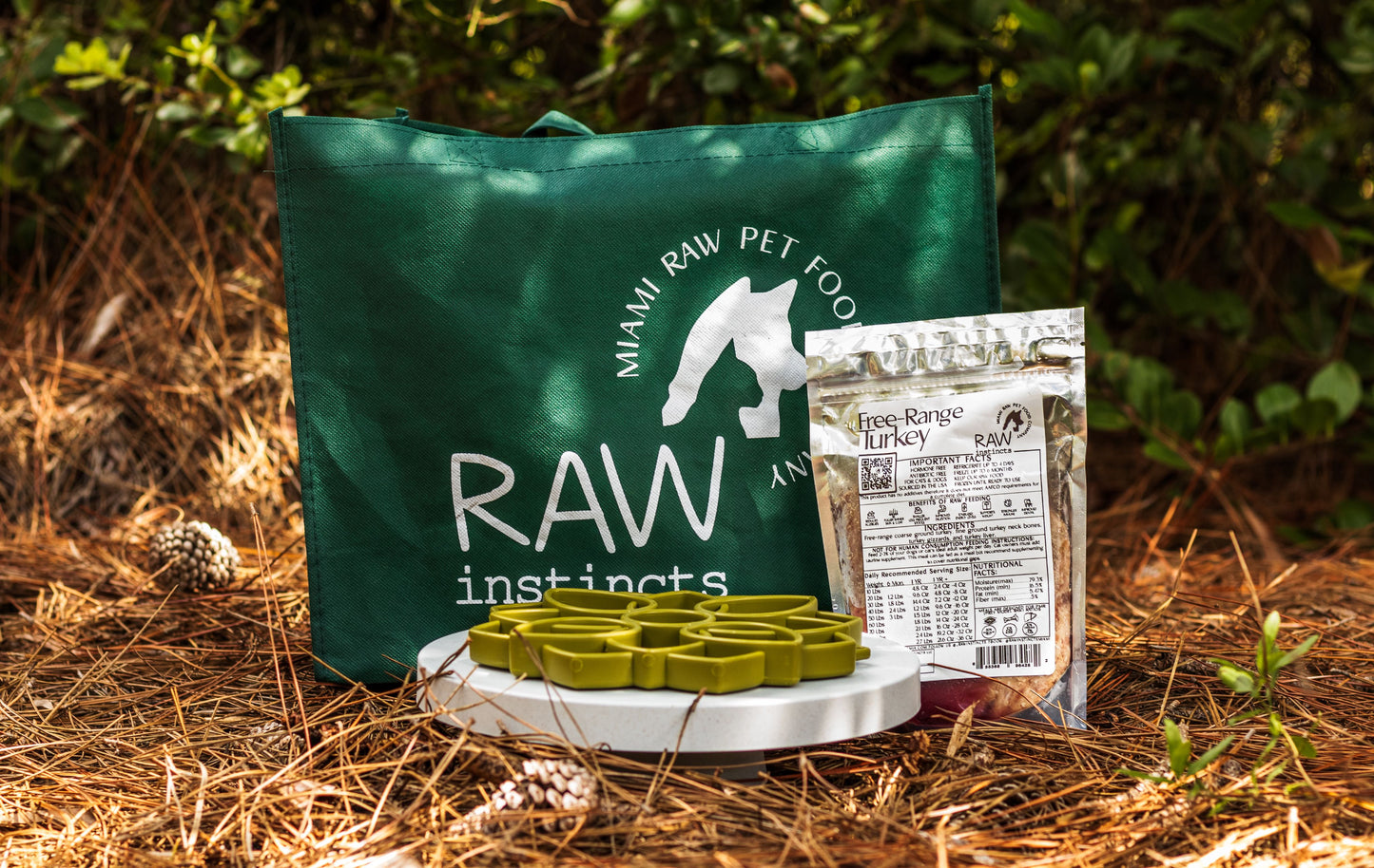 Raw instincts free range turkey 1lb