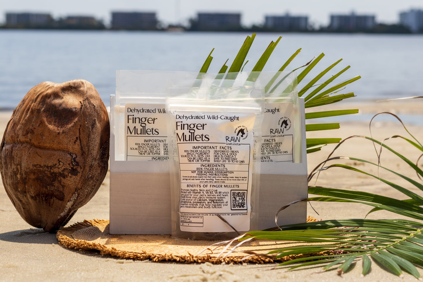 Dehydrated Wild-Caught Finger Mullets for Cats and Dogs — Raw Instincts Florida Keys
