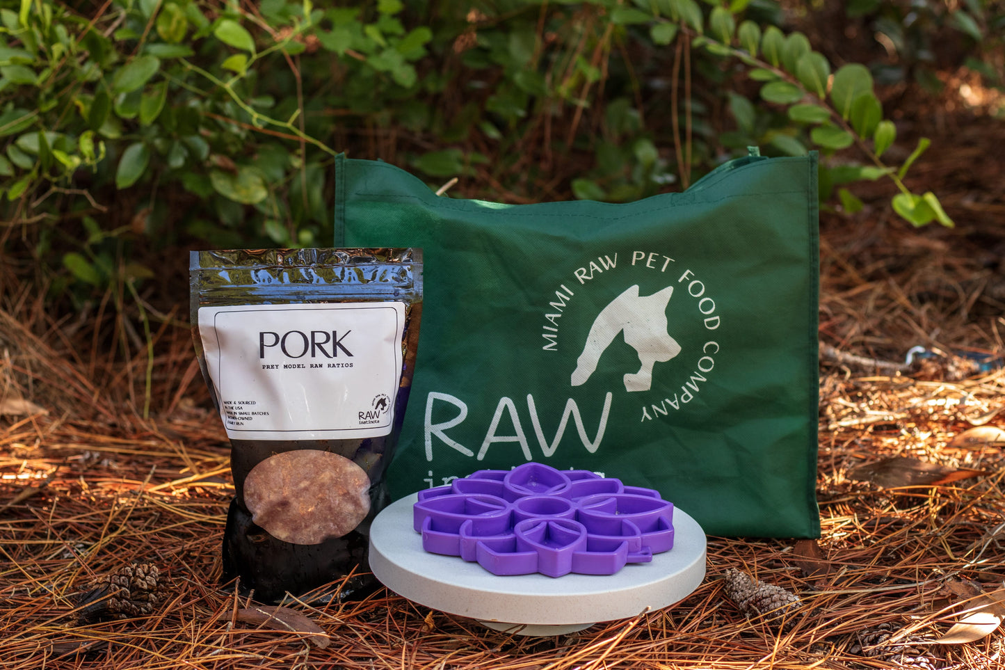 Human Grade Raw Pork Meal — 80/10/10 PMR — Raw Instincts Florida Pet Food