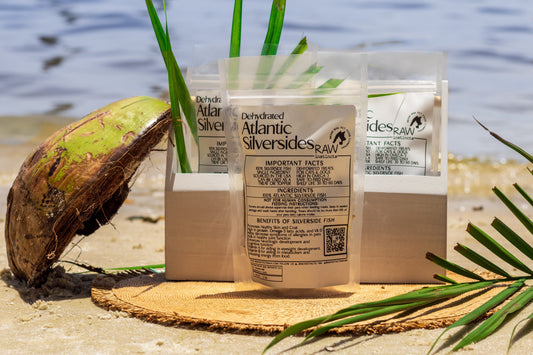 Whole Fish Treats for Dogs and Cats – 100% Atlantic Silverside