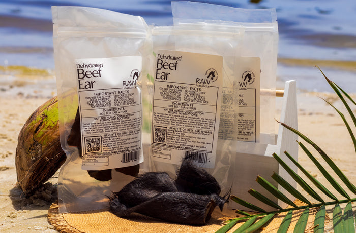 Dehydrated Beef Ear with Hair for Dogs and Cats — Raw Instincts