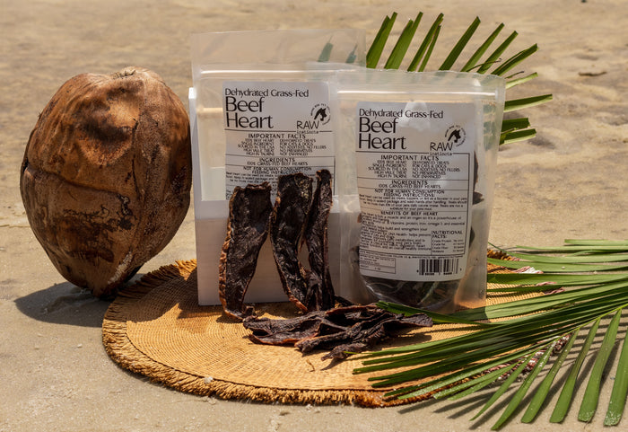Dehydrated Beef Heart Treats for Cats and Dogs – Raw Instincts