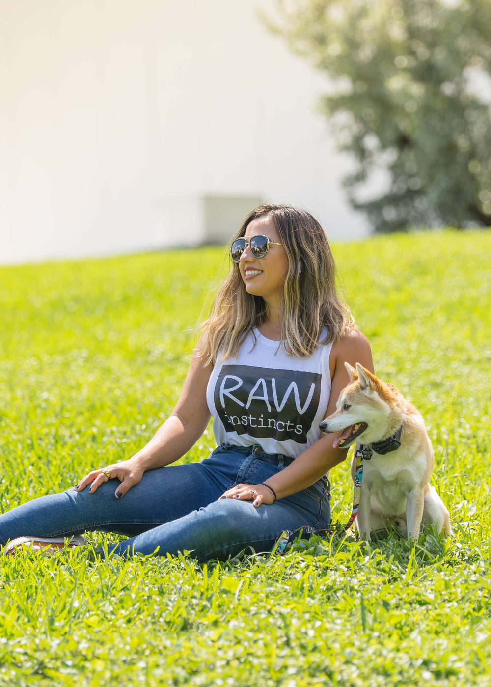 Xilo, founder of Raw Instincts, with Ziggy