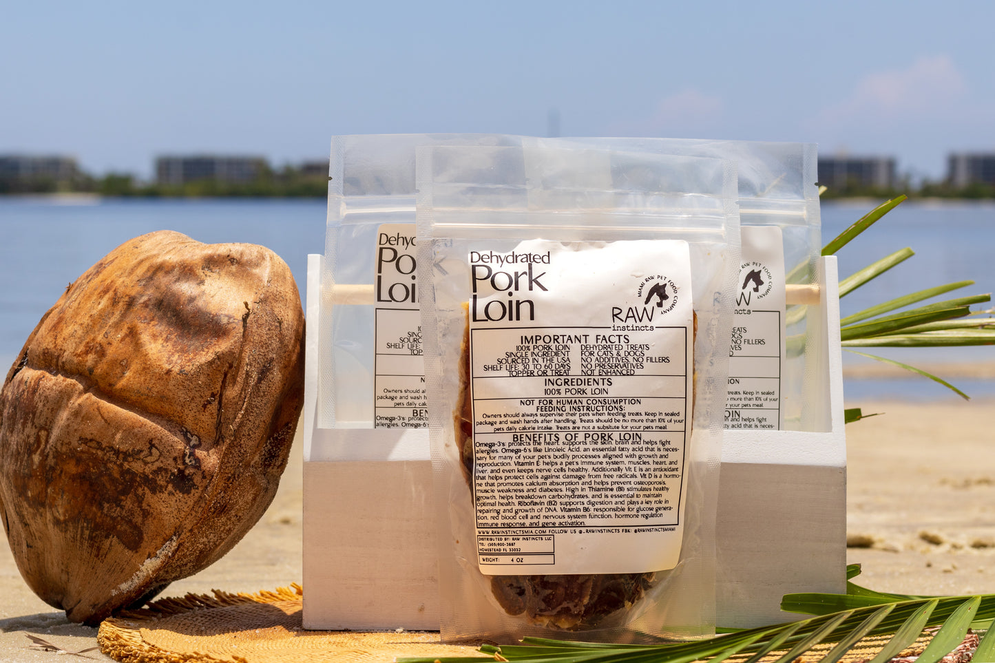 All-Natural Pork Loin Treat for Dogs & Cats – Sourced in the USA