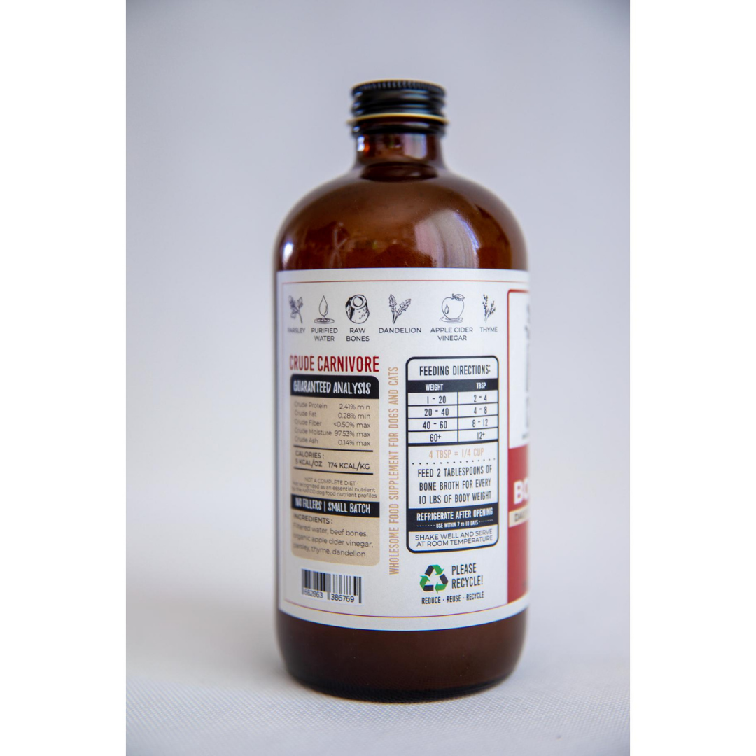 Joint & Digestive Support Pet Bone Broth – Small Batch USA Made